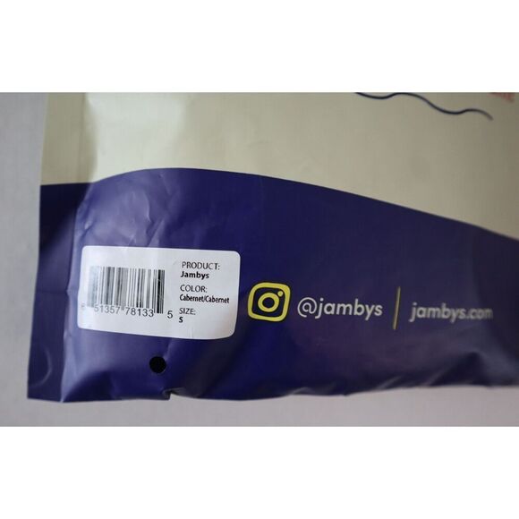 Jambys Unisex Sz Small Cabernet/Red Soft Breathable Boxer Shorts w/Pockets - Picture 8 of 8